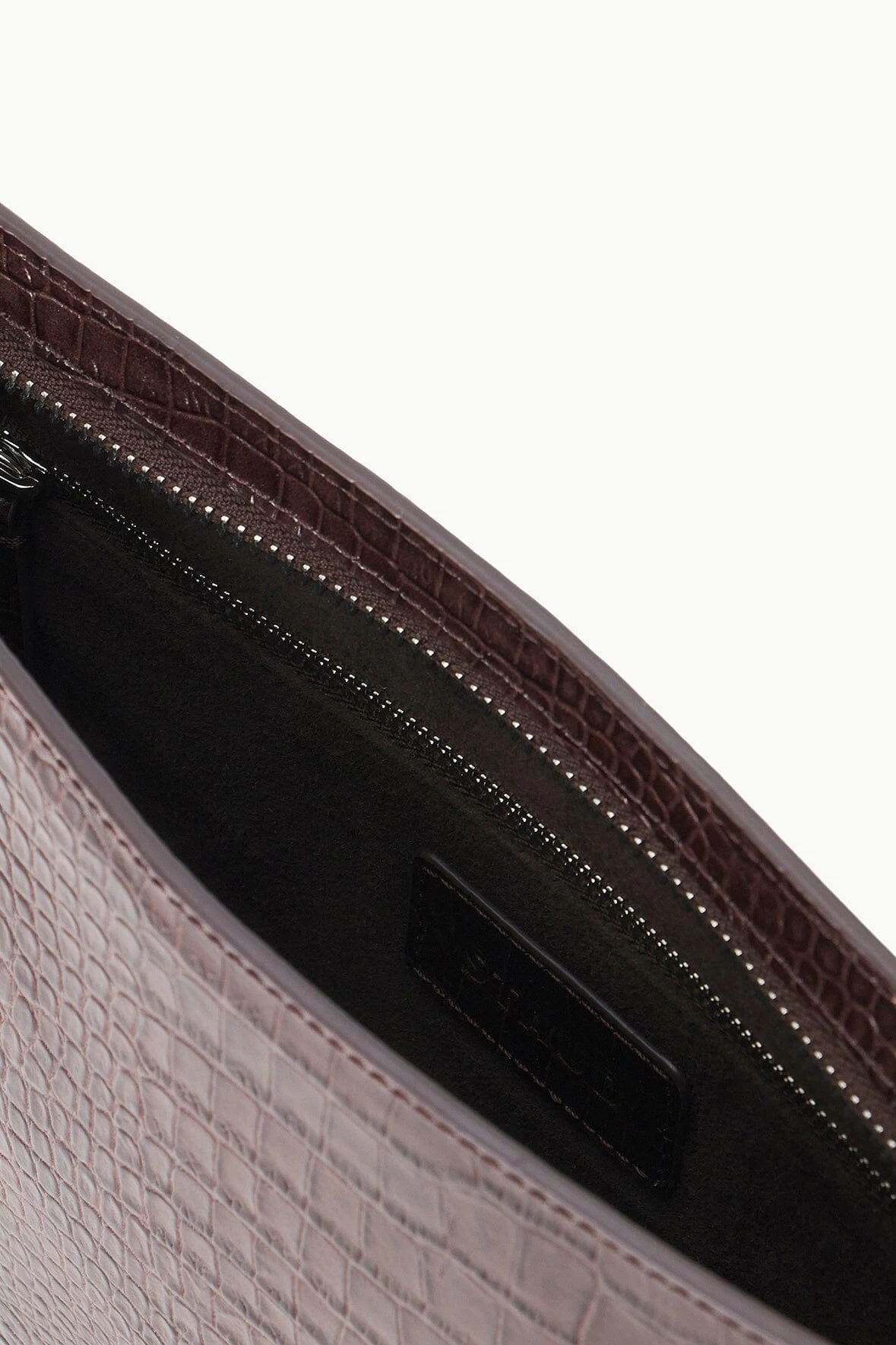 COLT SHOULDER BAG | ESPRESSO CROC EMBOSSED 5 COLT SHOULDER BAG | ESPRESSO CROC EMBOSSED - Image 5