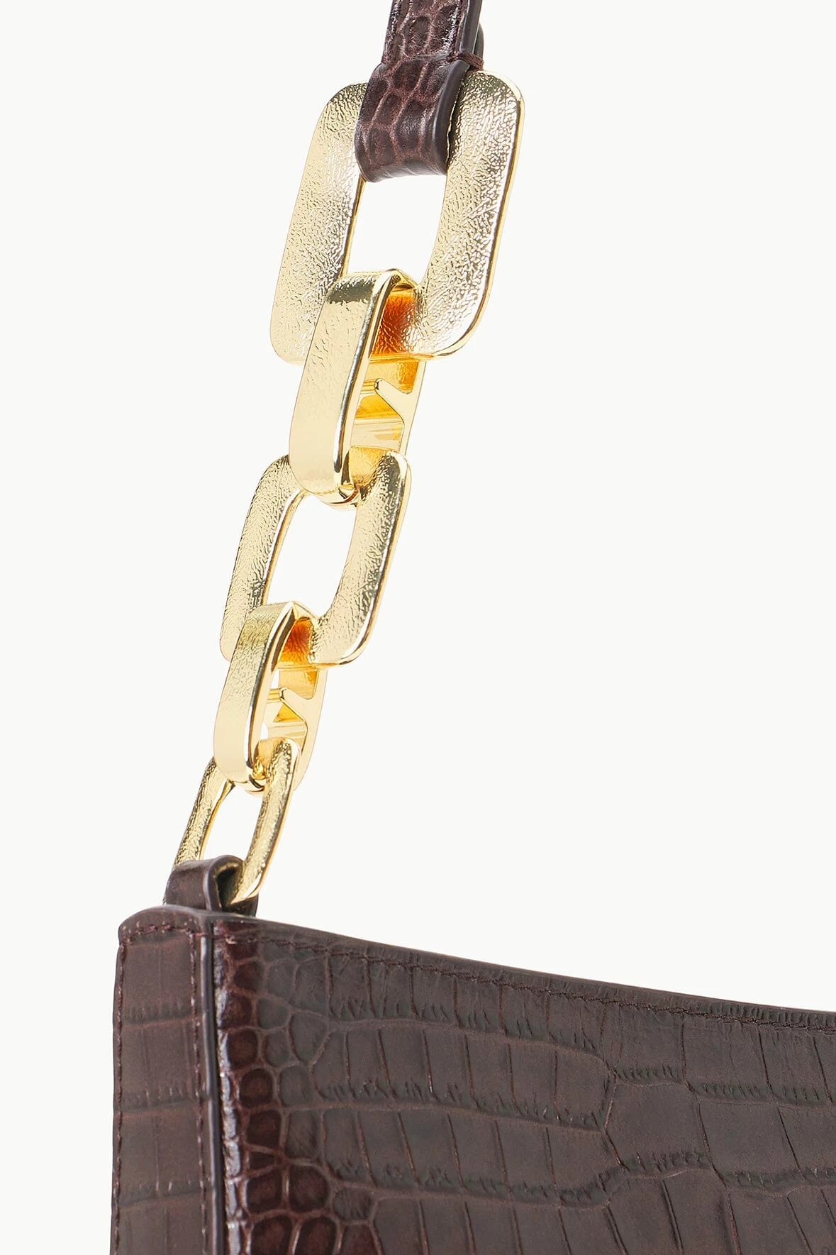 COLT SHOULDER BAG | ESPRESSO CROC EMBOSSED 7 COLT SHOULDER BAG | ESPRESSO CROC EMBOSSED - Image 7