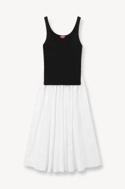 COREY DRESS | BLACK WHITE -Chic Style Shop STAUD COREY DRESS BLACK WHITE SUPF 23 ECOM 1