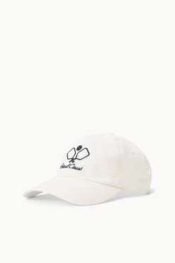 COURT HAT | WHITE -Chic Style Shop STAUD COURT HAT IVORY SUPF 23 ECOM 2