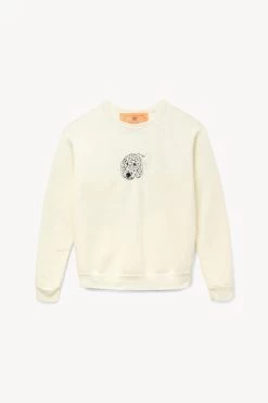 Chic Style Shop -Chic Style Shop STAUD CUSTOM SWEATSHIRT TOP CREAM HOLIDAY 22 ECOM 1