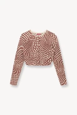 DEANNA SWEATER | CLOVE WAVY DOT 14 DEANNA SWEATER | CLOVE WAVY DOT -Chic Style Shop STAUD DEANNA SWEATER CLOVE WAVY DOTS SUPF 23 ECOM 1