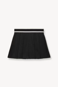 DOUBLES SKIRT | BLACK -Chic Style Shop STAUD DOUBLES SKIRT BLACK SUPF 23 ECOM 1