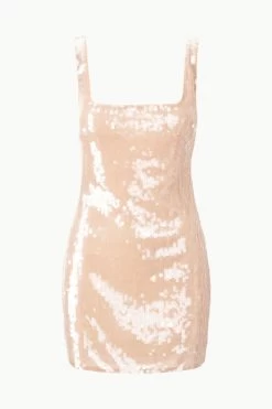 ECLIPSE DRESS | BEIGE 10 ECLIPSE DRESS | BEIGE -Chic Style Shop STAUD ECLIPSEDRESS BEIGE ECOM 1