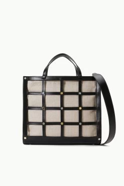 EMMA TOTE | BLACK NATURAL -Chic Style Shop STAUD EMMATOTE BAG BLACKNATURAL SUPF 23 ECOM 1