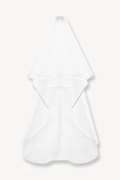 EMBROIDERED VEIL | GAME OVER -Chic Style Shop STAUD GAME OVER VEIL WHITE SPRING 23 ECOM 1