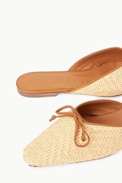 GINA MULE | NATURAL RAFFIA -Chic Style Shop STAUD GINA MULE NATURAL SPRING 23 ECOM 4