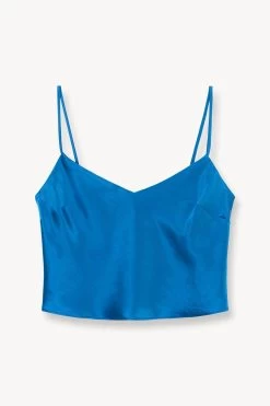 GRACIE TOP | ISLAND BLUE -Chic Style Shop STAUD GRACIE TOP ISLAND BLUE SUPF 23 ECOM 1