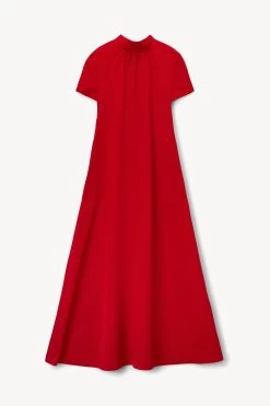ILANA DRESS | POINSETTIA -Chic Style Shop STAUD ILANA DRESS POINSETTIA FALL 22 ECOM 1