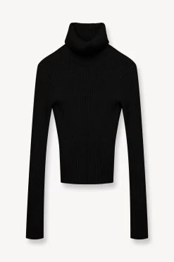 JACE TOP | BLACK -Chic Style Shop STAUD JACE SWEATER BLACK FALL 23 ECOM 1 1