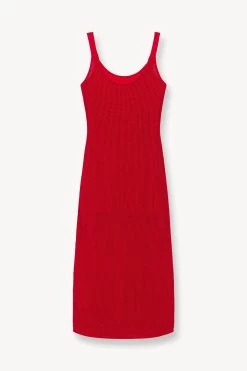 JESSICA COVERUP DRESS | RUBY -Chic Style Shop STAUD JESSICA KNIT DRESS RUBY SUPF 23 ECOM 1