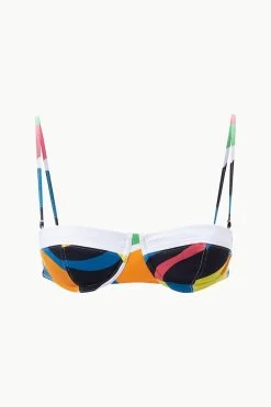 JO BALCONETTE BIKINI TOP | MARBLE WAVE -Chic Style Shop STAUD JOBALCONETTEBIKINI TOP MARBLEWAVEV2 SUPF 23 ECOM 1