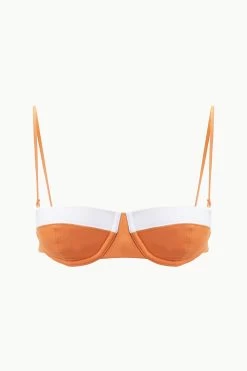 JO BALCONETTE BIKINI TOP | NECTARINE WHITE -Chic Style Shop STAUD JOBALCONETTEBIKINI TOP NCWH SUPF 23 ECOM 1 1