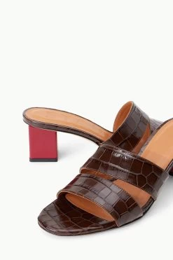 JULES BLOCK HEEL | ESPRESSO RUBY -Chic Style Shop STAUD JULES BLOCKHEEL ESPRESSORUBY SUPF 23 ECOM 4