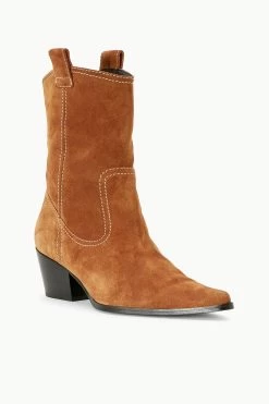 JUNE BOOT | TAN SUEDE -Chic Style Shop STAUD JUNE BOOT TANSUEDE SEASON 22 ECOM 2