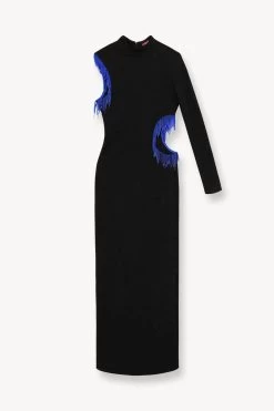 KIRSTEN DRESS | BLACK -Chic Style Shop STAUD KIRSTEN DRESS BLACK SUPF 23 ECOM 1
