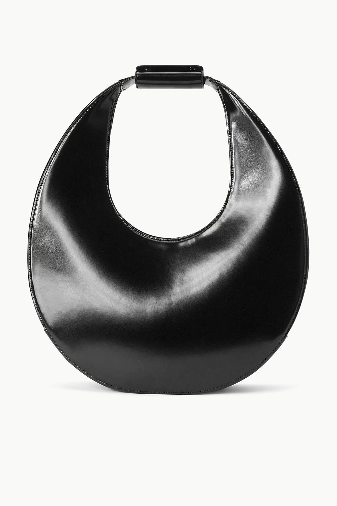 LARGE MOON BAG | BLACK POLISHED 1 LARGE MOON BAG | BLACK POLISHED
