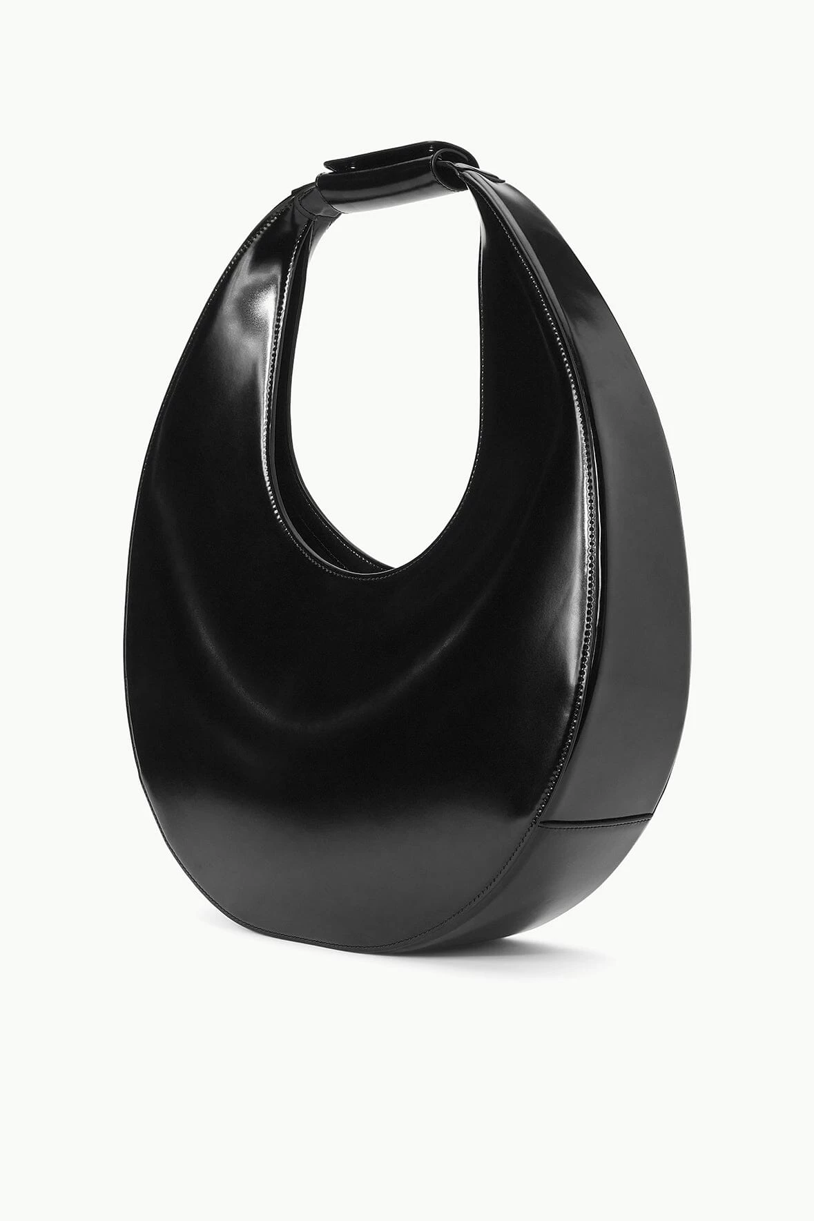 LARGE MOON BAG | BLACK POLISHED 3 LARGE MOON BAG | BLACK POLISHED - Image 3