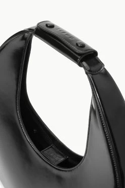 LARGE MOON BAG | BLACK POLISHED 9 LARGE MOON BAG | BLACK POLISHED -Chic Style Shop STAUD LARGEMOOON TOTEBAG BLACK FALL 23 ECOM 3