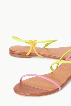 LAUREL SANDAL | CITRON MULTI -Chic Style Shop STAUD LAUREL SANDAL CITRONMULTI SPRING 23 ECOM 4