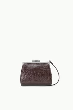 LENNON CONVERTIBLE BAG | ESPRESSO CROC EMBOSSED -Chic Style Shop STAUD LENNON CONVERTIBLEBAG ESPRESSO FALL 23 ECOM 2