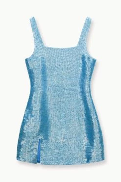 LE SABLE DRESS | FRENCH BLUE -Chic Style Shop STAUD LESABLE OCCASIONDRESS FRENCHBLUE FALL 23 ECOM 1