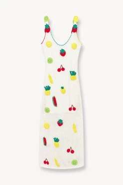 MARACUYA DRESS | CROCHET FRUIT -Chic Style Shop STAUD MARACUYA DRESS CFRT SUPF 23 ECOM 1