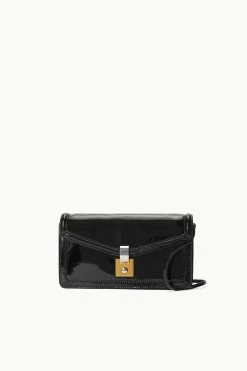 GWEN CLUTCH | BLACK PATENT