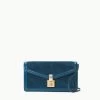 GWEN CLUTCH | INK BLUE SUEDE