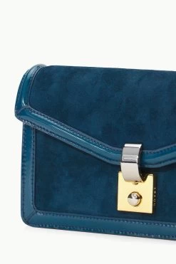 GWEN CLUTCH | INK BLUE SUEDE -Chic Style Shop STAUD MARIKE BAG INKBLUE SUPF 23 ECOM 4