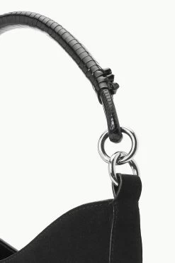 MEL BAG | BLACK SUEDE -Chic Style Shop STAUD MEL BAG BLACK FALL 23 ECOM 4