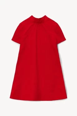 MINI ILANA DRESS | POINSETTIA -Chic Style Shop STAUD MINI ILANA DRESS POINSETTIA FALL 22 ECOM 1