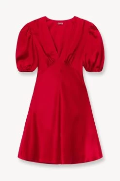MINI MILLA DRESS | RUBY -Chic Style Shop STAUD MINI MILLA DRESS RUBY SUPF 23 ECOM 1