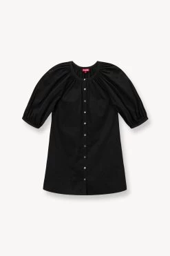 MINI VINCENT DRESS | BLACK -Chic Style Shop STAUD MINI VINCENT DRESS BLACK SPRING 23 ECOM 1