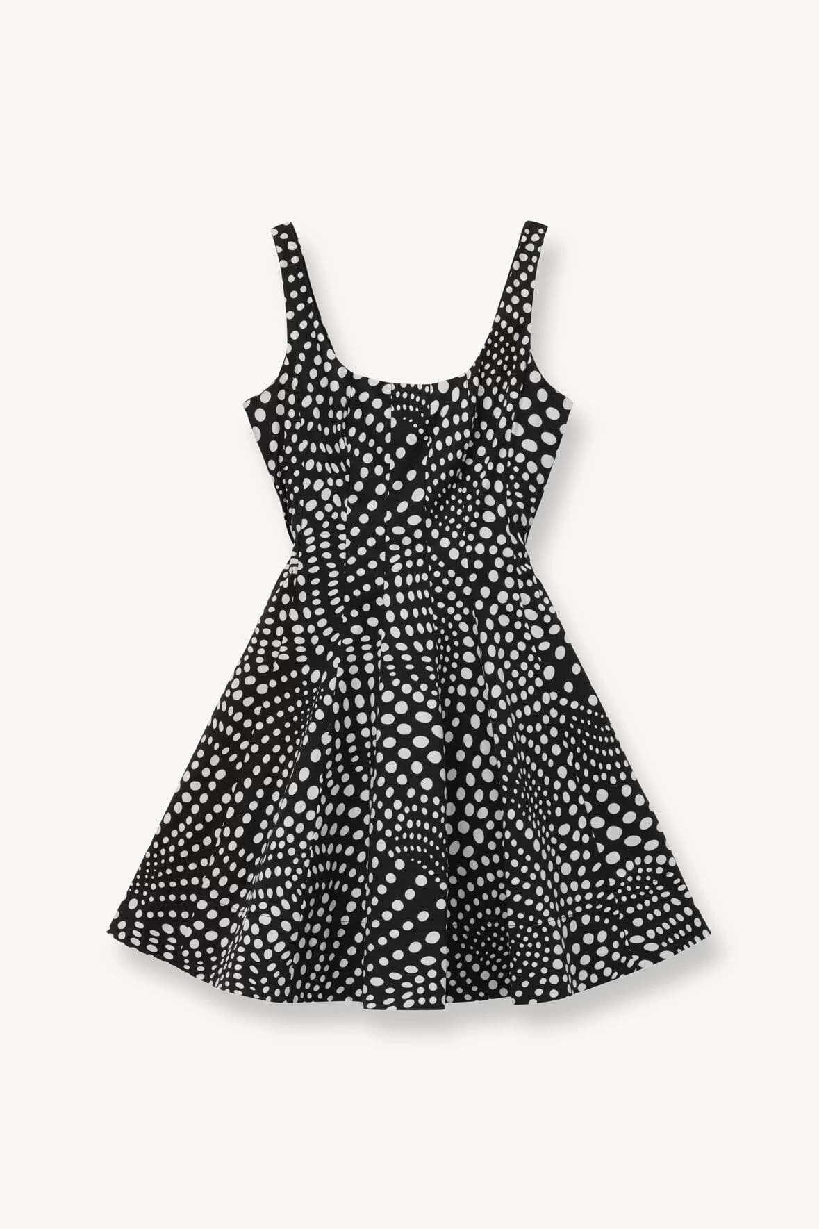MINI WELLS DRESS | BLACK WAVY DOT 5 MINI WELLS DRESS | BLACK WAVY DOT - Image 5