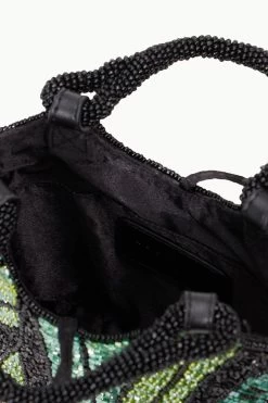 ZOE BEADED BAG | GREEN PALM -Chic Style Shop STAUD MINIBEADEDCOTE BAG GREENPALM SUPF 23 ECOM 4