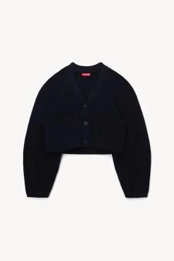MIRABEL CARDIGAN | NAVY -Chic Style Shop STAUD MIRABEL CARDIGAN NAVY HOLIDAY 22 ECOM 1