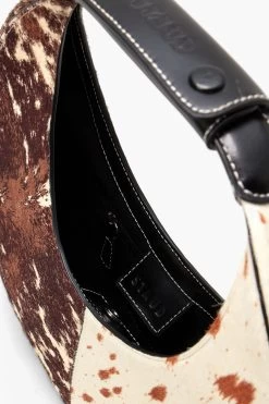 MOON SPLIT BAG | MIXED HAIRCALF 13 MOON SPLIT BAG | MIXED HAIRCALF -Chic Style Shop STAUD MOON BAG MXHC HOLIDAY 22 ECOM 3