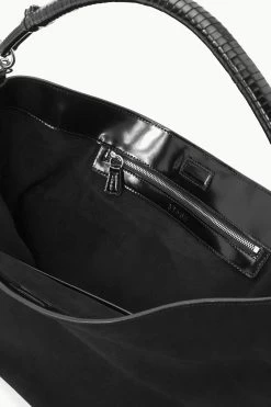 PERRY BAG | BLACK SUEDE -Chic Style Shop STAUD PARRYHOBO BAG BLACK FALL 23 ECOM 3