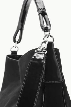 PERRY BAG | BLACK SUEDE -Chic Style Shop STAUD PARRYHOBO BAG BLACK FALL 23 ECOM 4