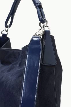 PERRY BAG | NAVY HAIRCALF -Chic Style Shop STAUD PARRYHOBO BAG NAVY FALL 23 ECOM 3