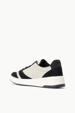 STAUD + KEDS THE COURT SNEAKER | BLACK CREAM -Chic Style Shop STAUD PICKLEBALL SNEAKER BLACK SUPF 23 ECOM 4 web