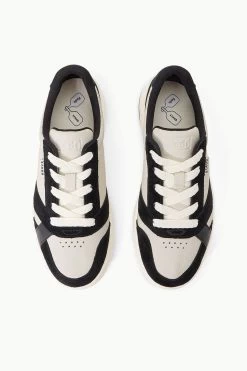 STAUD + KEDS THE COURT SNEAKER | BLACK CREAM -Chic Style Shop STAUD PICKLEBALL SNEAKER BLACK SUPF 23 ECOM 8 web