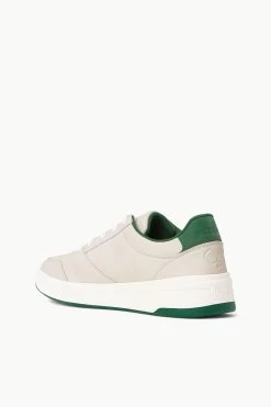 STAUD + KEDS THE COURT SNEAKER | CREAM GREEN -Chic Style Shop STAUD PICKLEBALL SNEAKER IVORY SUPF 23 ECOM 4 web