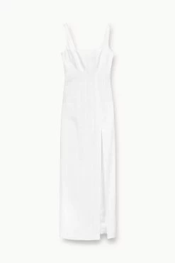 PORTRAIT DRESS | WHITE -Chic Style Shop STAUD PORTRAIT DRESS WHITE SPRING 23 ECOM 1