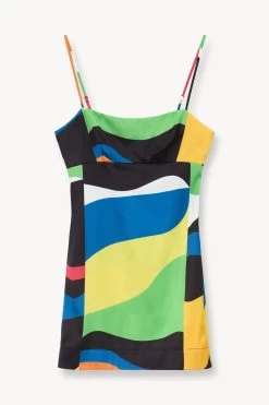 REMINGTON DRESS | MARBLE WAVE -Chic Style Shop STAUD REMINGTON DRESS MARBLE WAVE SUPF 23 ECOM 1 1