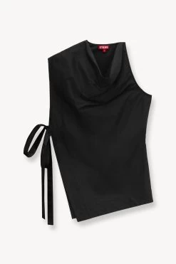SAWYER TOP | BLACK 9 SAWYER TOP | BLACK -Chic Style Shop STAUD SAWYER TOP BLACK SUPF 23 ECOM 1 1