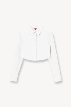 SENECA TOP | WHITE -Chic Style Shop STAUD SENECA TOP WHITE SUPF 23 ECOM 1