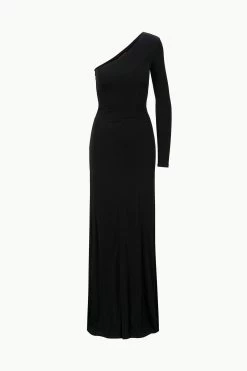 SERENA DRESS | BLACK -Chic Style Shop STAUD SERENADRESS BLACK ECOM 1