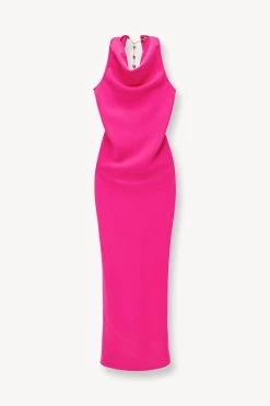 SHANNON DRESS | MAGENTA 12 SHANNON DRESS | MAGENTA -Chic Style Shop STAUD SHANNON DRESS MAGENTA SPRING 23 ECOM 1
